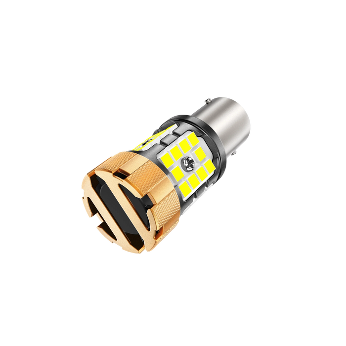 🆕1157 BAY15D LED Backup Reverse/Turn Signal/Brake Tail Light Bulbs 50W 4000LM CAN-Bus Error Free 6500K White B21-PRO Series | 2 Bulbs
