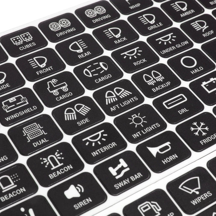120 Universal Stickers for AC-1200/AR-600/RA80 XL/RB80 XL Switch Panel