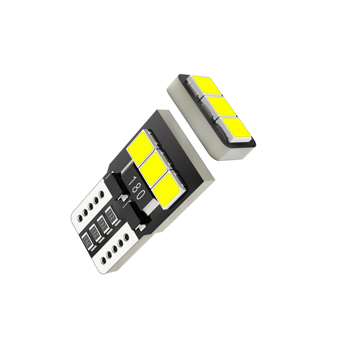 🆕168 2825 W5W T10 LED License Plate/Side Marker/Interior Light Bulb 5W 300% Brighter CANBUS Error Free White