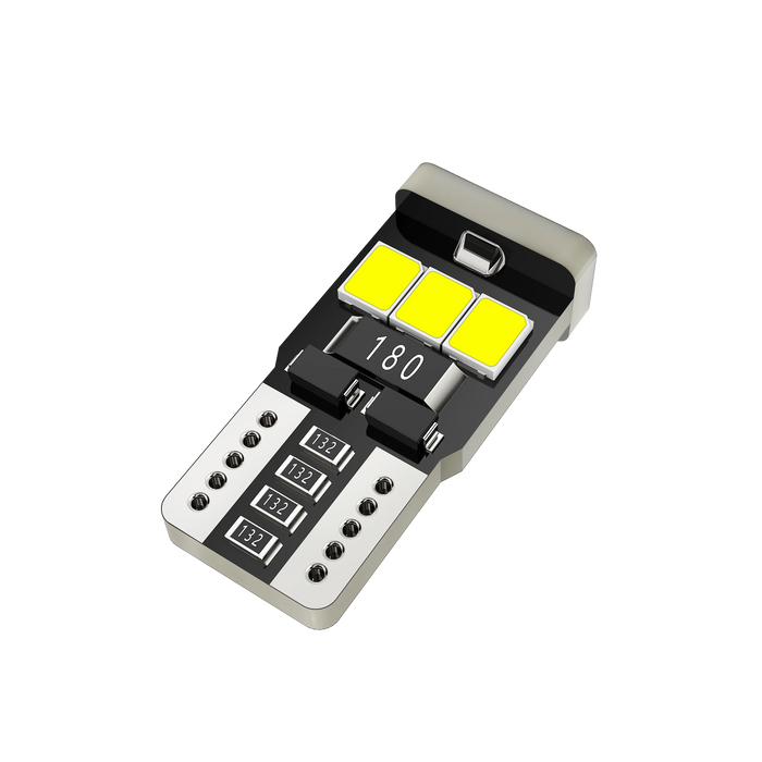 🆕168 2825 W5W T10 LED License Plate/Side Marker/Interior Light Bulb 5W 300% Brighter CANBUS Error Free White