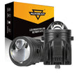 2 Inch 80W Bi-LED Projector Lens Fog Light 6000K Hyperboloid Lens Fog Light With High Beam Auxiliary Beam For Toyota | 2 PCS/Set
