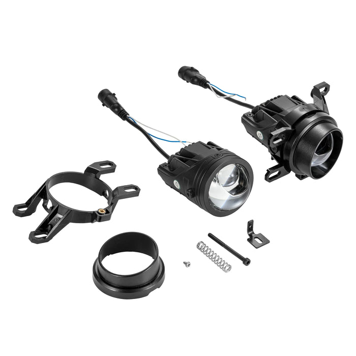 2 Inch 80W Bi-LED Projector Lens Fog Light 6000K Hyperboloid Lens Fog Light With High Beam Auxiliary Beam For Toyota | 2 PCS/Set