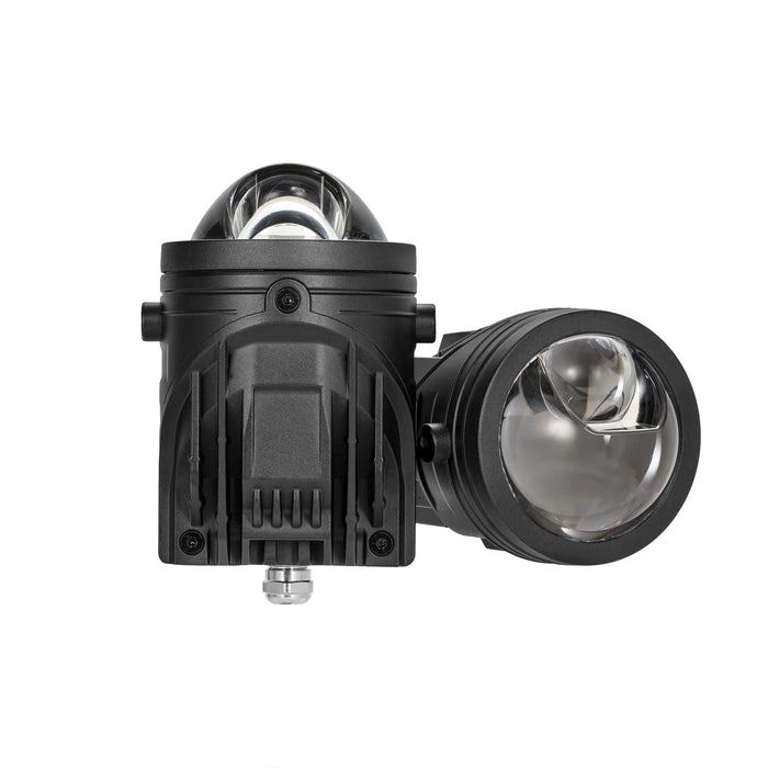 2 Inch 80W Bi-LED Projector Lens Fog Light 6000K Hyperboloid Lens Fog Light With High Beam Auxiliary Beam For Toyota | 2 PCS/Set