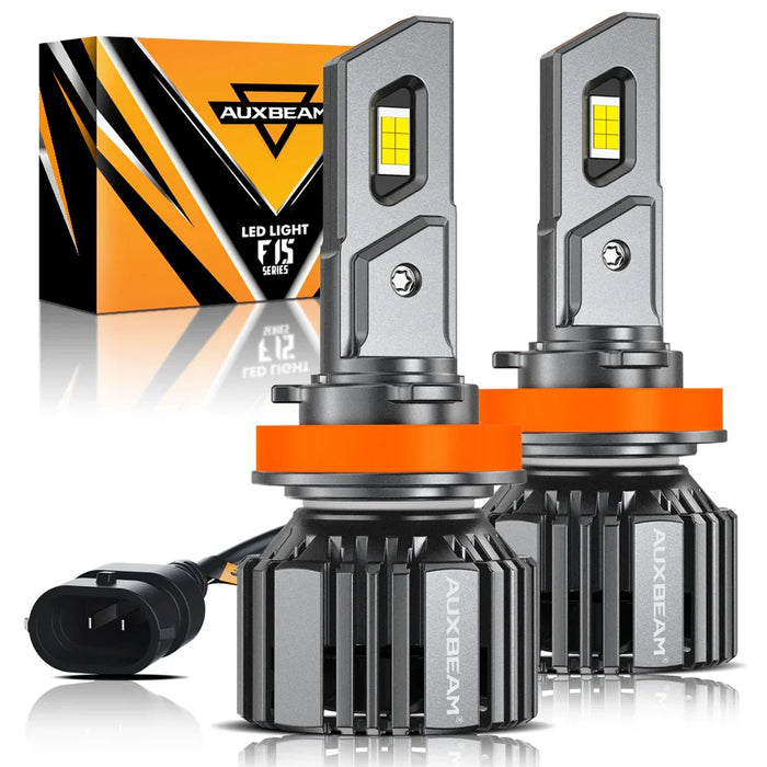 20% Smaller Size F15 Series 20000LM 90W LED Headlight Bulbs 6500K Cool White