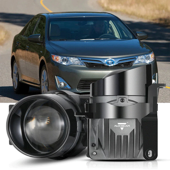 2007-2013 Toyota Camry Hybrid Bi-LED Projector Lens Fog Light - 3 Inch 100W 6000K HD Lens