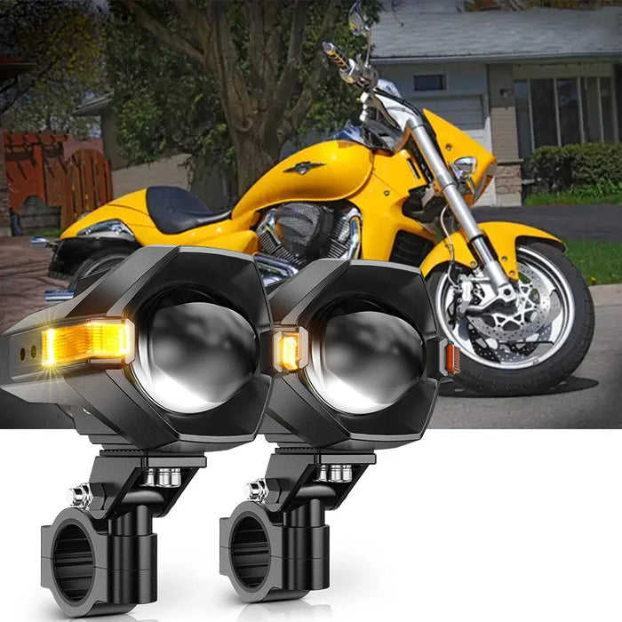 2007 Suzuki M109R LE Motorcycle LED Spotlight Light 3+5 Light Modes MT8 Series