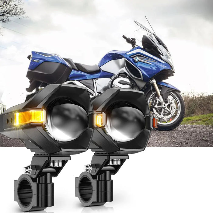 2015 BMW R 1200RT Motorcycle LED Spotlight Light 3+5 Light Modes MT8 Series