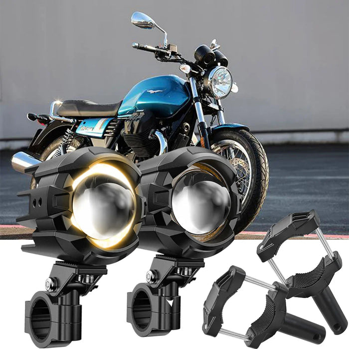 2017 Moto Guzzi V7 III Motorcycle LED Spotlight Light 3+5 Light Modes