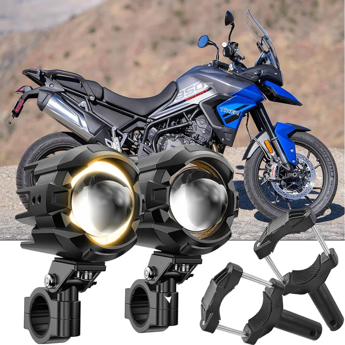 2021 Triumph Tiger 850 Sport Motorcycle LED Spotlight Light 3+5 Light Modes