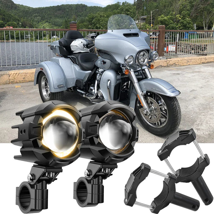 2023 Harley-Davidson Tri-Glide Motorcycle LED Spotlight Light 3+5 Light Modes