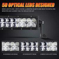 22 Inch-52 Inch 5D Series Straight/Curved Combo Beam Double Row LED Light Bar for Ford Bronco