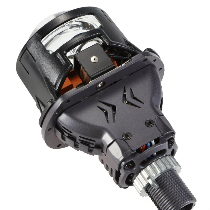2.5 Inch 100W 6000K Bi-LED Projector Headlight with 3 Direct Laser High Beam Lenses S8 Series – Non-Destructive Installation for Cars | 2pcs/Set