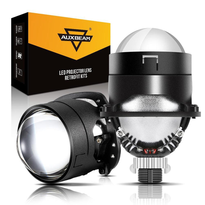 2.5 Inch 80W 6000K Bi-LED Projector Lens Headlight S8 Series Non-Destructive Installation Projector Lens for Car | 2PCS/Set