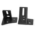 2pcs Black A-Pillar Light Lower Windshield Hinge Mounting Brackets LED Pod Light for 2007-2017 Jeep Wrangler JK