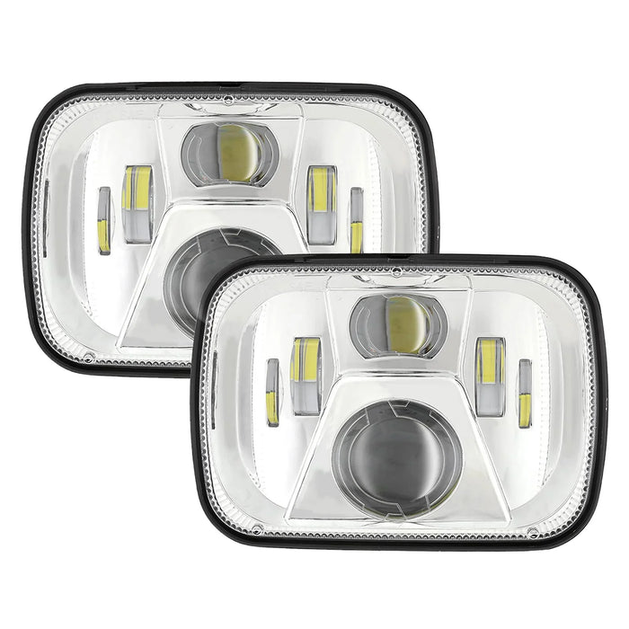 (2pcs/set) 110W 7x6 LED light Headlights for GMC
