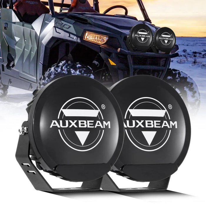 🔥 7 Inch Driving Lights+Black Covers