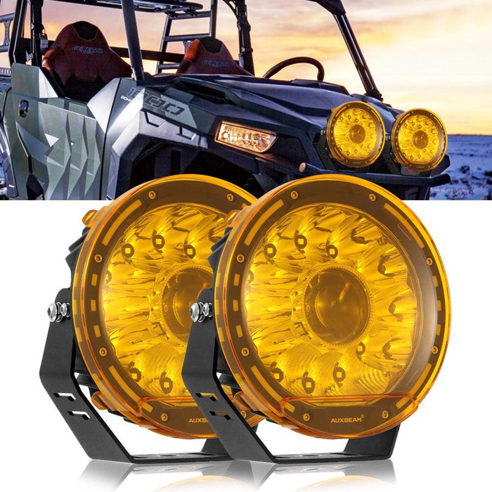 🔥 7 Inch Driving Lights+Amber Covers