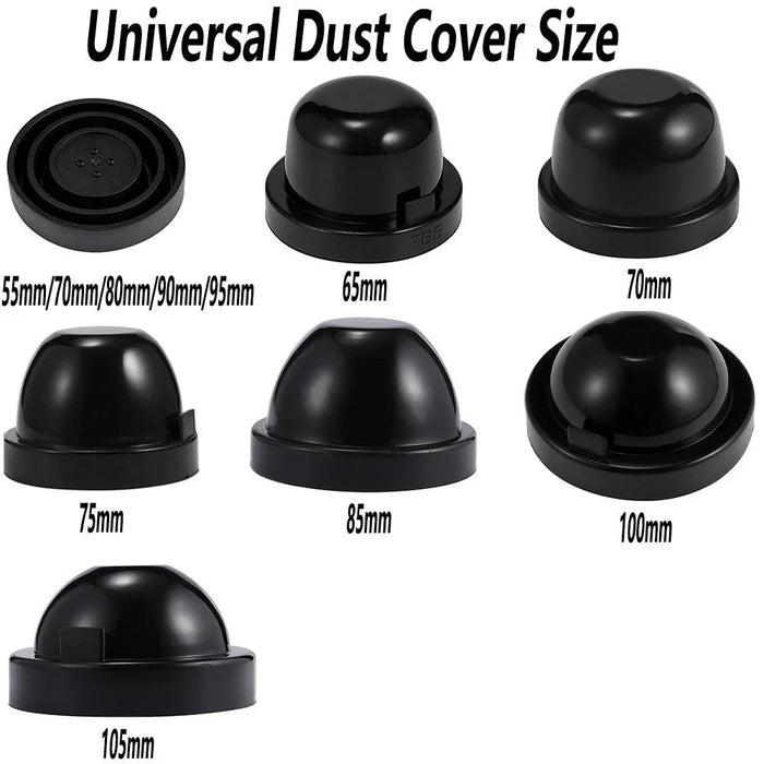 (2pcs/set) 75mm Universal Car light Seal Cap Dust Cover