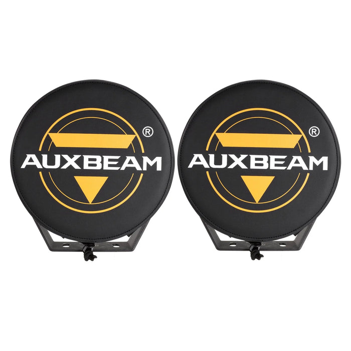 🔥9 Inch LED Driving Lights+Black Leather Covers