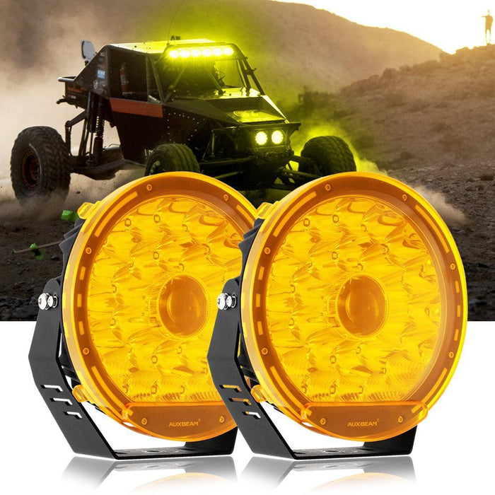 🔥9 Inch LED Driving Lights+Amber Covers