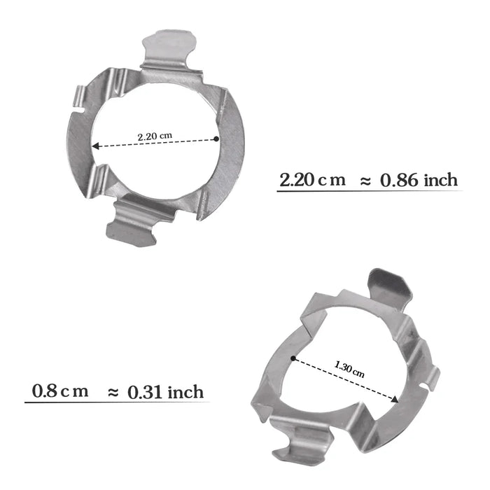 (2pcs/set) KP-123 H7 LED light Bulbs Base Holders For Audi A3 A4L A6L Buick: Regal/Lacrosse/Hideo