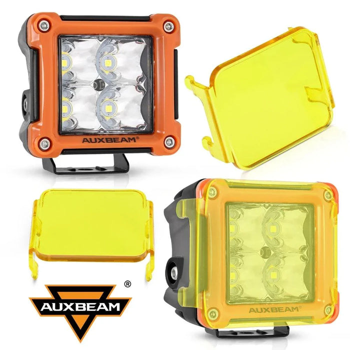 Spot Beam / Orange / +2Pcs Amber Covers[$9.99]