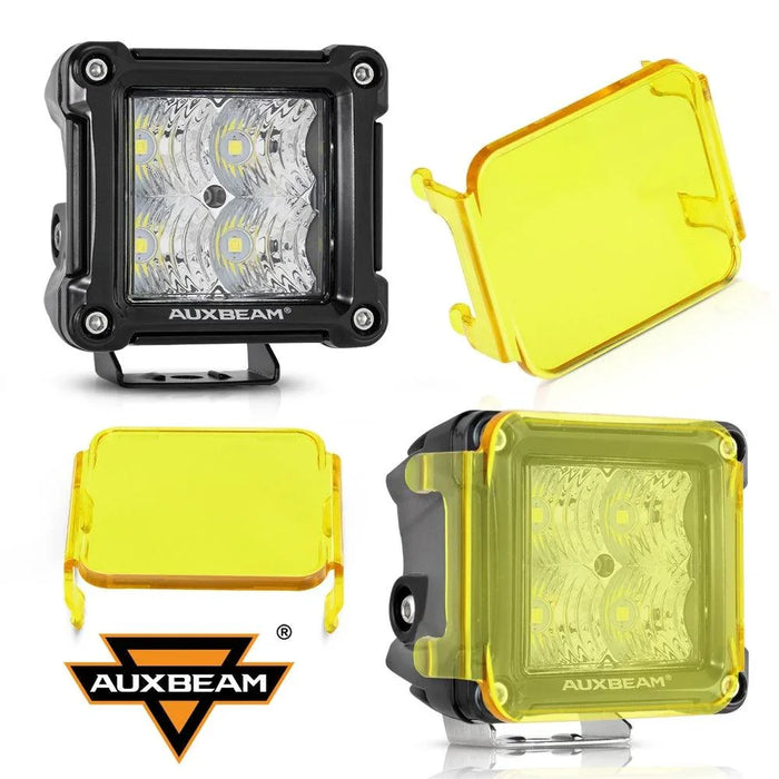 Flood Beam / Black / +2Pcs Amber Covers[$9.99]