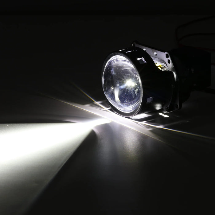 3 Inch 112W 6000K Bi-LED Projector Lens Healidght K9 Series Retrofit Cutting Installation for Car | 2PCS/Set