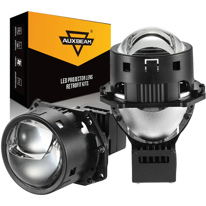 3 Inch 140W Hyperboloid Bi-LED Direct Projector Lens Headlight K9 Series Retrofit Cutting Installation for Car | 2PCS/set