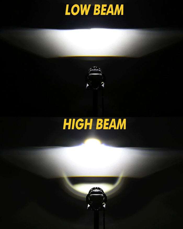3 Inch 140W Hyperboloid Bi-LED Direct Projector Lens Headlight K9 Series Retrofit Cutting Installation for Car | 2PCS/set