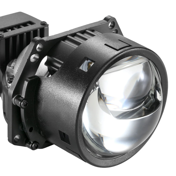 3 Inch 140W Hyperboloid Bi-LED Direct Projector Lens Headlight K9 Series Retrofit Cutting Installation for Car | 2PCS/set