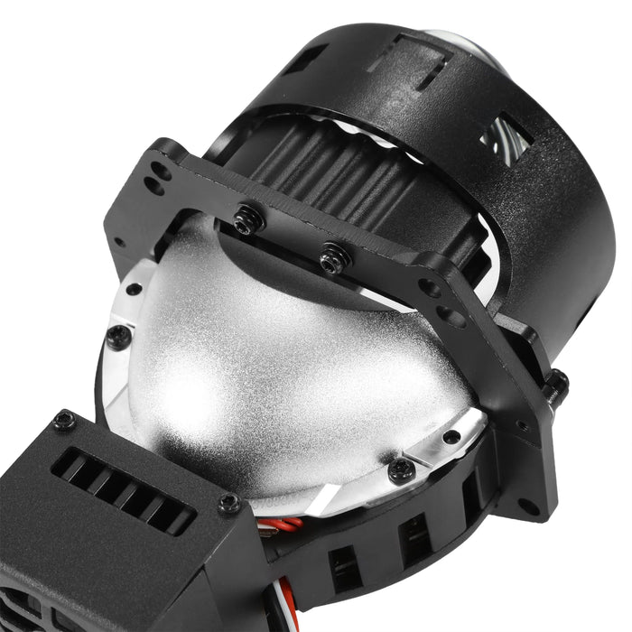 3 Inch 140W Hyperboloid Bi-LED Direct Projector Lens Headlight K9 Series Retrofit Cutting Installation for Car | 2PCS/set
