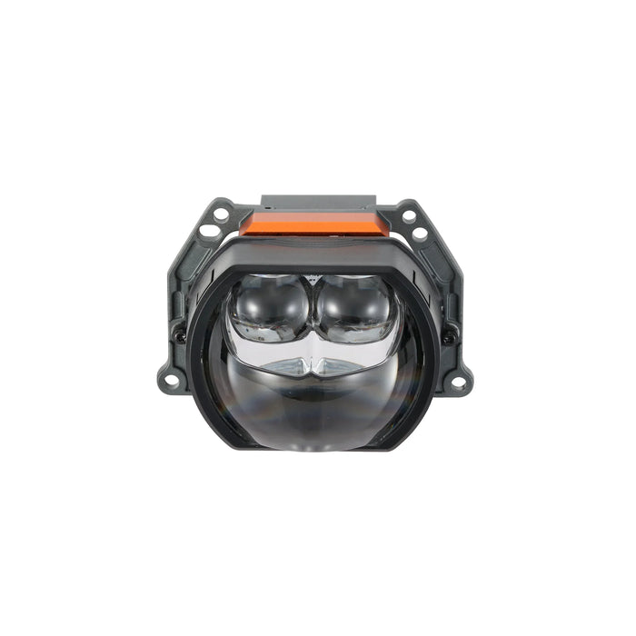 3 Inch 144W 6000K Hyperboloid Bi-LED Projector Lens Headlight with Square Spot Auxiliary High Beam K9 Series, Retrofit Cutting Installation for Car | 2PCS/Set