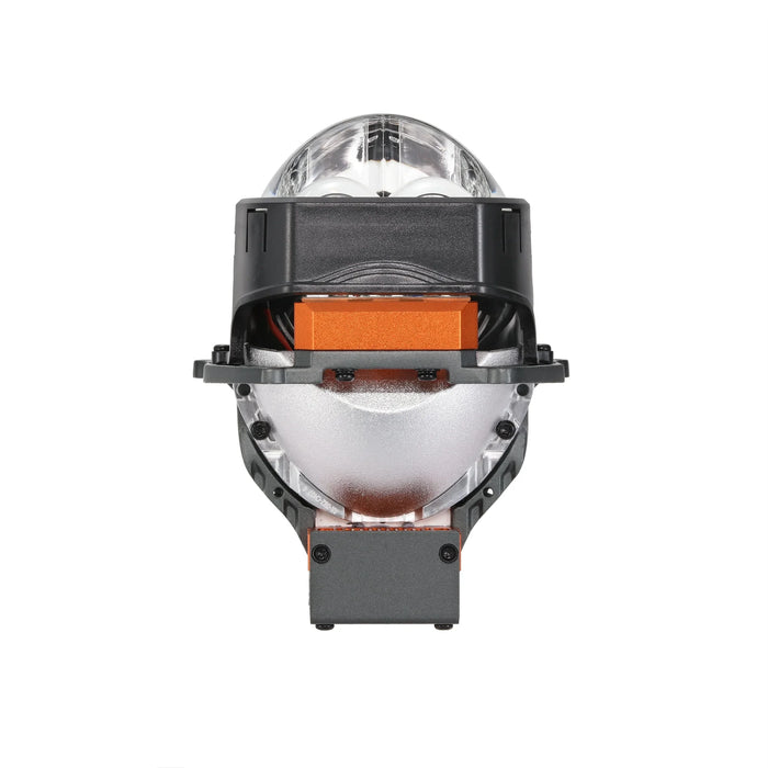 3 Inch 144W 6000K Hyperboloid Bi-LED Projector Lens Headlight with Square Spot Auxiliary High Beam K9 Series, Retrofit Cutting Installation for Car | 2PCS/Set