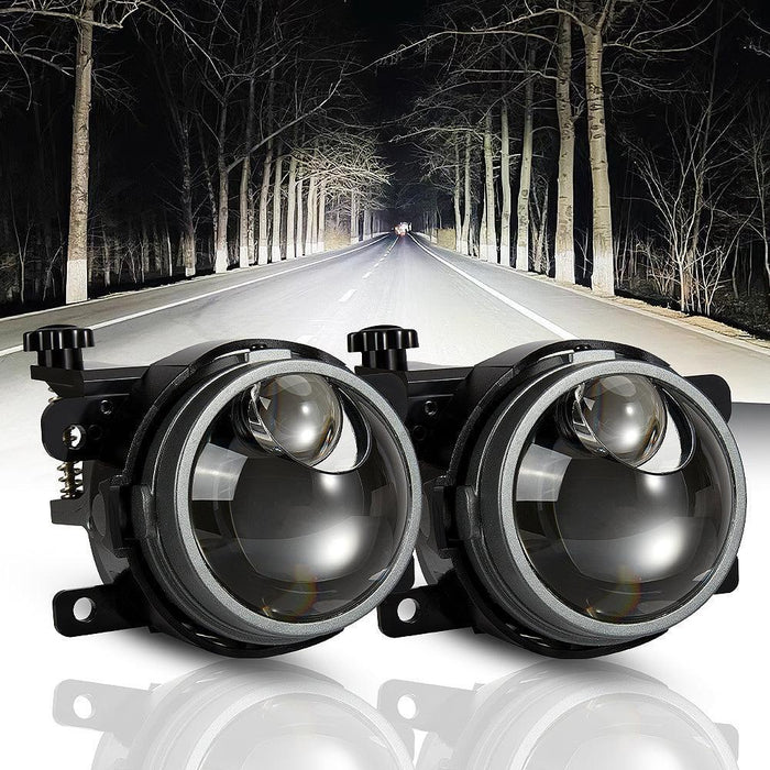 3 Inch 86W Bi-LED Projector Lens Fog Light 6000K Hyperboloid Lens Fog Light With High Beam Auxiliary For Toyota/Honda | 2 PCS/Set