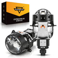 🆕3 Inch Bi-LED Projector Headlight with Triple Beam Laser Assist 165W 6500K C6 Series Non-Destructive & Retrofit Compatible Upgrade Kit