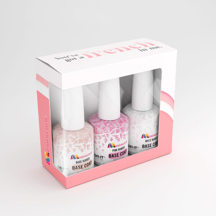<img scr = “Maskscara Gel-It 3 Pack Flexi French Kit.jpg” alt = “Rubber Base Coat Kit by the brand Maskscara ”>