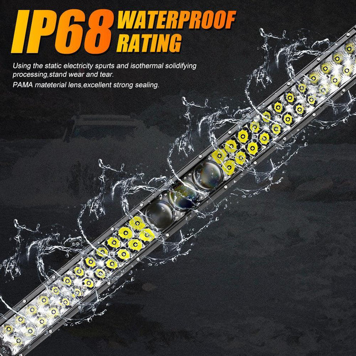 32 Inch 5D-PRO Series Dual Row LED Light Bars & Upper LED Light Bar Mounting Brackets Combo for 2013-2021 Polaris RZR XP1000 & 2015-2021 RZR 900 S900 S1000 EPS Models