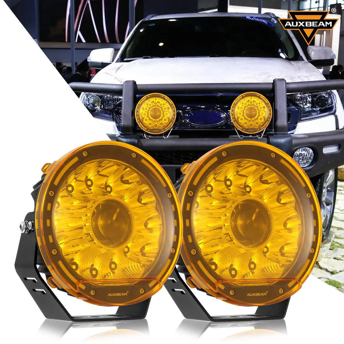🔥 7 Inch Driving Lights+Amber Covers