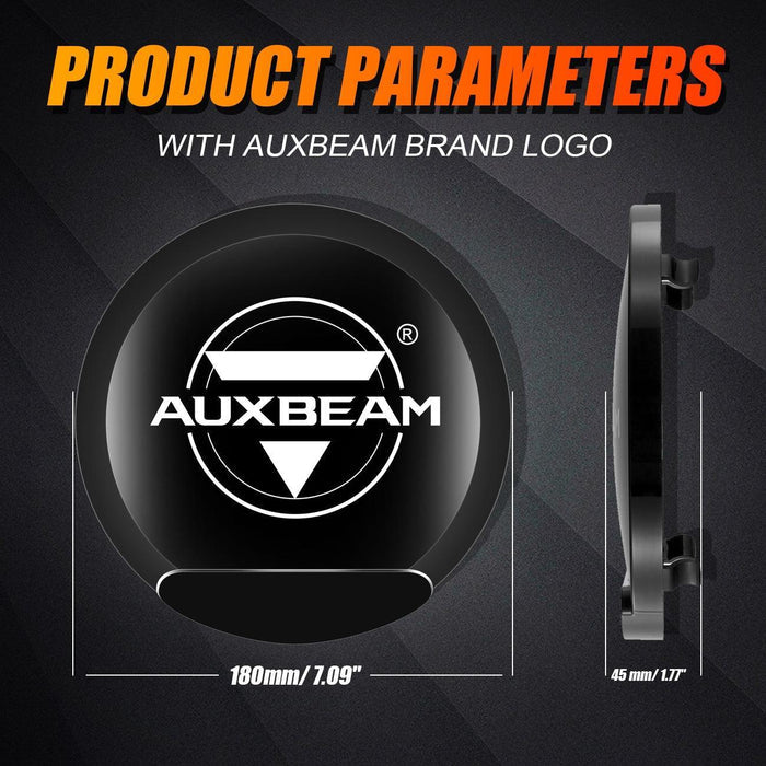 360 PRO/RAY-L Series 7/9 Inch LED Driving Lights Black Cover Light Shield Cover
