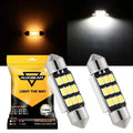 36MM DE3174 1.42" Festoon LED Interior/Dome/Map/License Plate Light Bulbs 2.7W 300LM 6500K White | 2 Bulbs