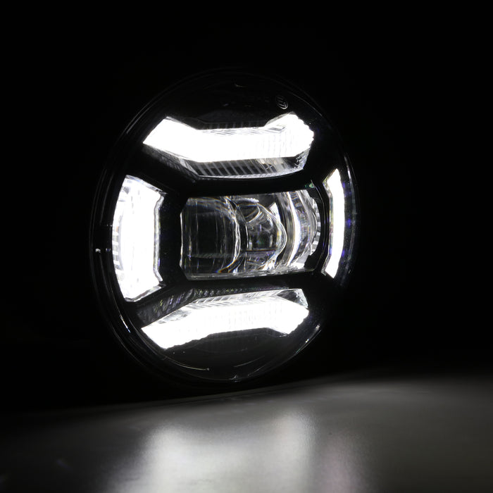4.5 Inch 60W 2880LM DOT Motorcycle LED Fog Lights Assembly for Harley-Davidson