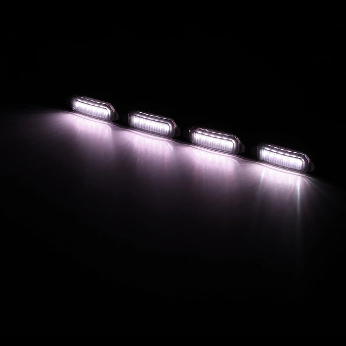 (4pcs/set) RGB Modified LED Front Grille Light with Wiring Harness for Toyota RAV4 2019-2022
