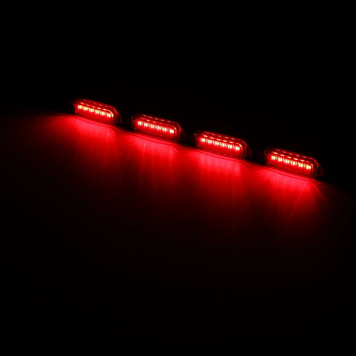 (4pcs/set) RGB Modified LED Front Grille Light with Wiring Harness for Toyota RAV4 2019-2022