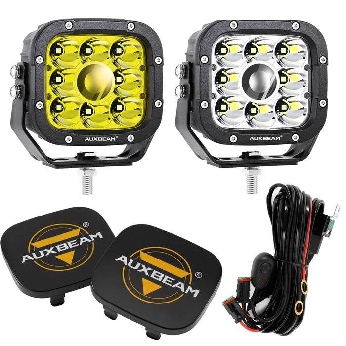 2Pcs Pod Lights / Black Covers