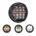 Headlight with Amber DRL- Clear Lens