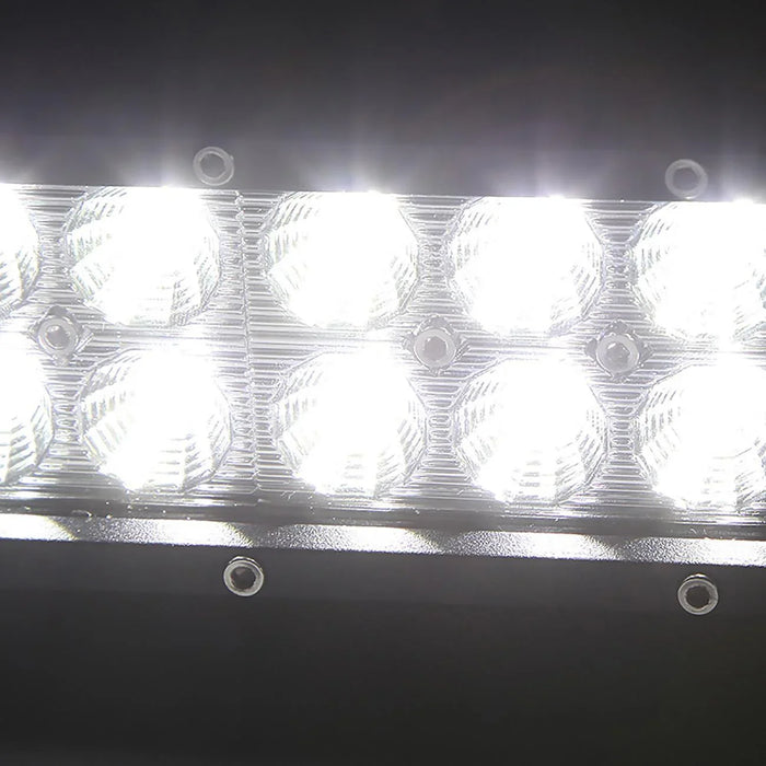 6.5 inch Classic-SM Series Dual Row LED Light Bar 6000K White Spot/Flood