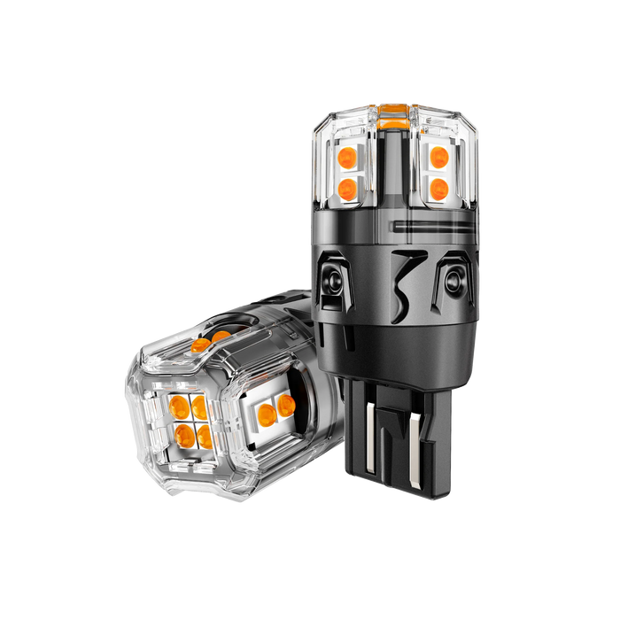 🆕7440 7440A LED Turn Signal Light Rear/Front, Side Marker Light Bulbs 13W 500% High Brightness CAN-Bus Error Free 3000K Amber B52 Series |2 Bulbs