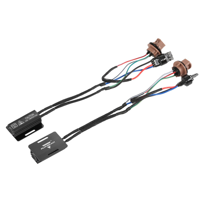 🆕7443 C9-Model Decoder Anti-Flicker CANBUS Resistors Decoder Avoid Fast Hyper Flash Turn Signal Blink Light Dashboard Error Code 2pcs/Set