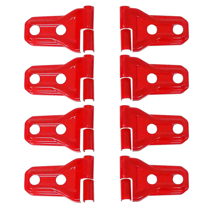 (8pcs/set) Door Hinge Shell for Jeep Wrangler JL 2018-2022 (Black/ Red/ Silver)
